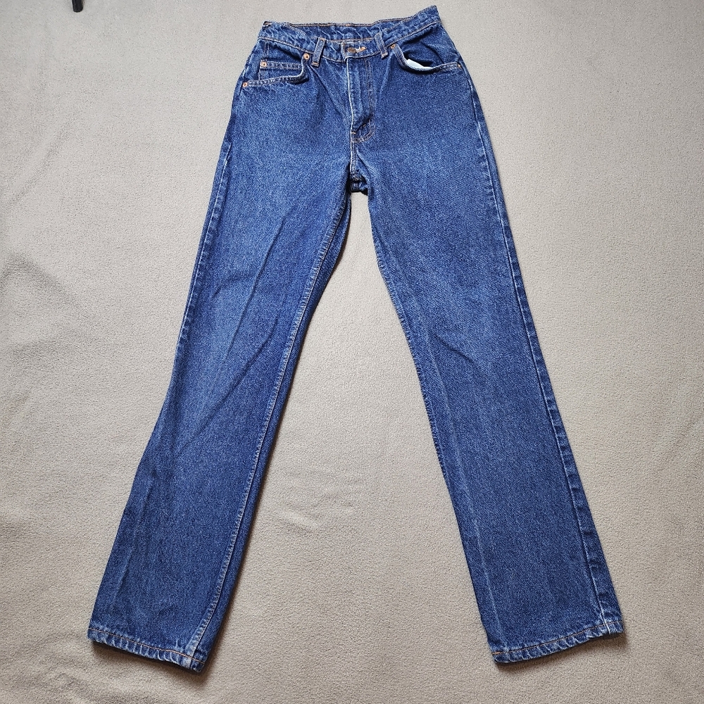 Vintage Levi’s 619 orange tab straight leg 90s Size 24 / 28 Made In Canada